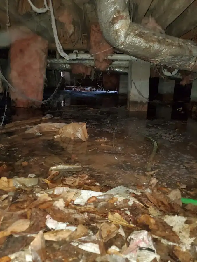Crawl space flood assessment for Commercial Water Damage Restoration in Show Low