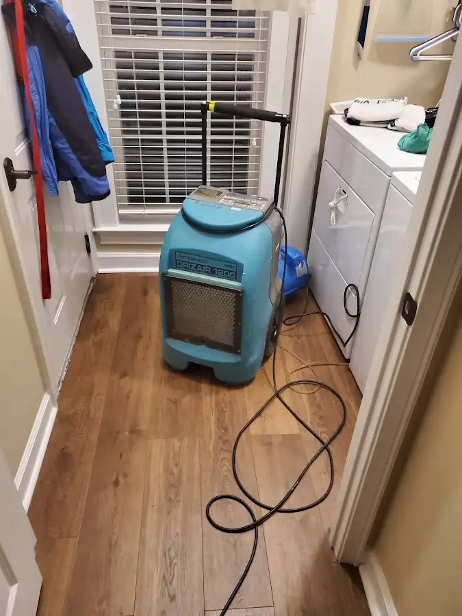 Commercial dehumidifier deployed for Flood Damage Cleanup in Show Low